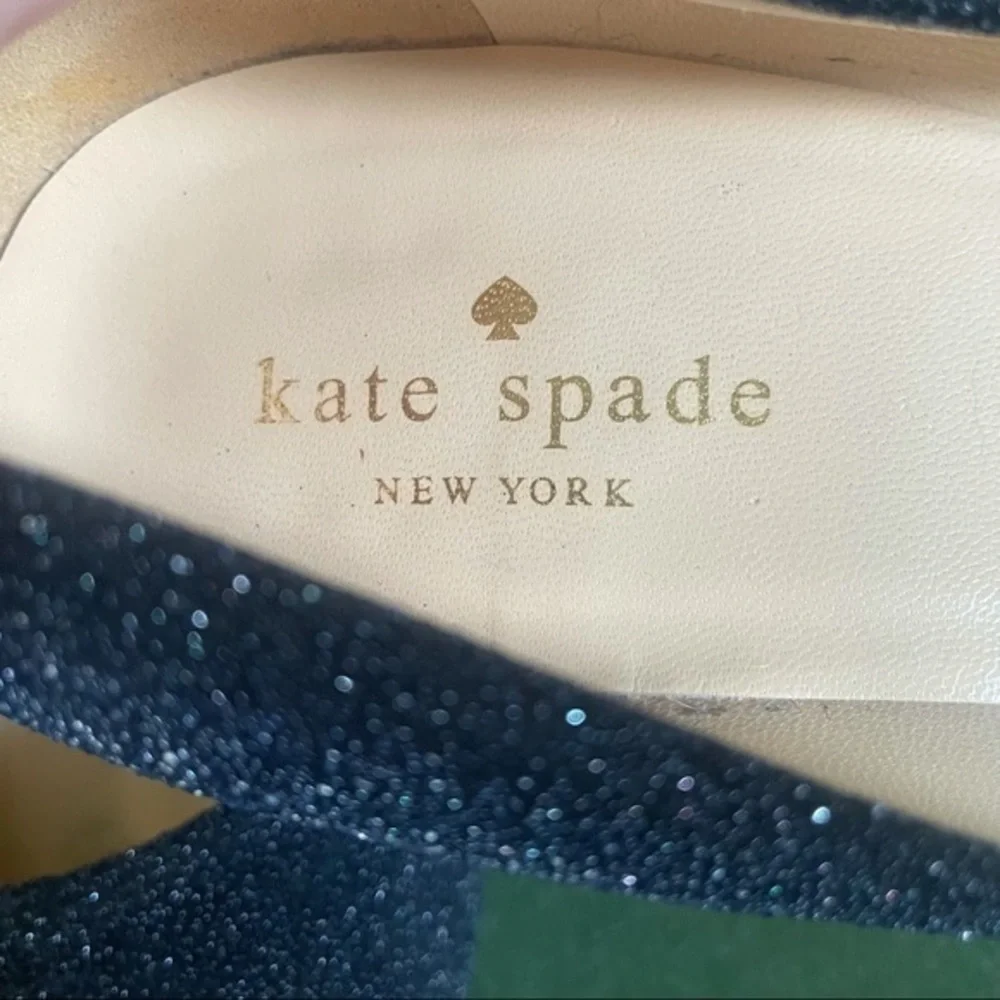 Kate Spade LORI Sugar Suede Sparkly Heels